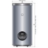 Chauffe-eau cylindrique BK2 200L dimension - N°2 - comptoirnautique.com