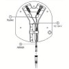 Câble adaptateur pour radar Quantum Alimentation et Data schéma - N°2 - comptoirnautique.com