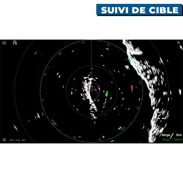 Antenne radar poutre Cyclone 55 Watts Raymarine suivi de cible en temps réel - N°11 - comptoirnautique.com 
