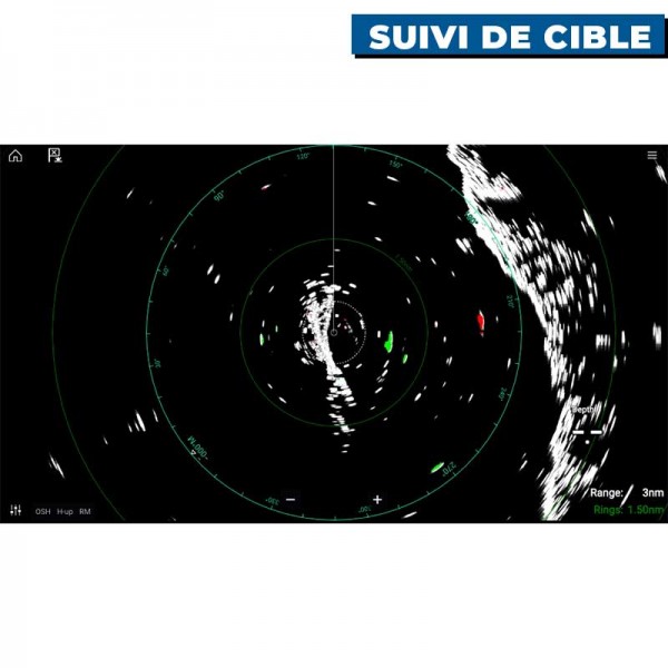 Antenne radar poutre Cyclone 55 Watts Raymarine suivi de cible en temps réel - N°11 - comptoirnautique.com