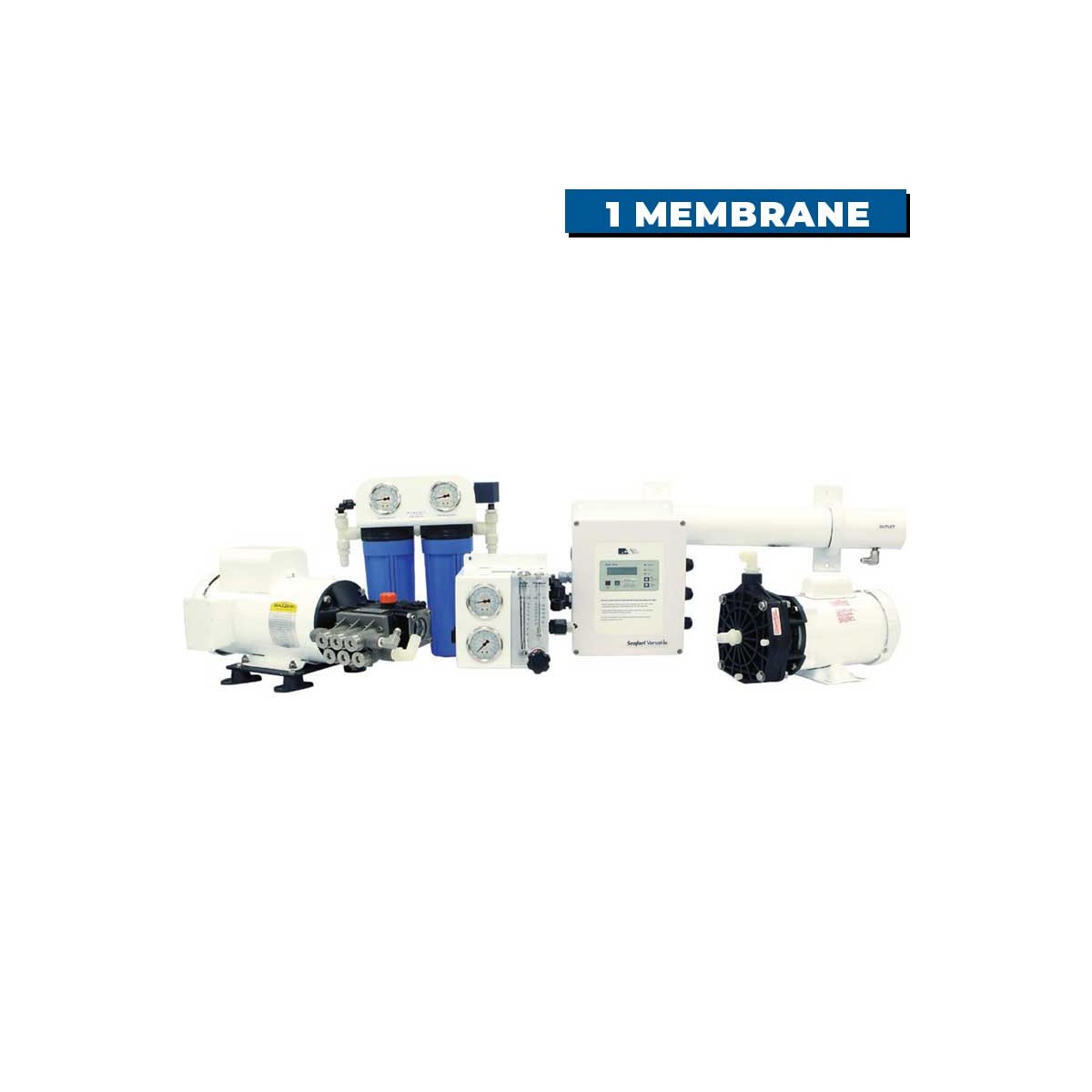 Dessalinisateur modulaire Seafari VERSATILE 140 L/h 220V HRO Systems avec une membrane