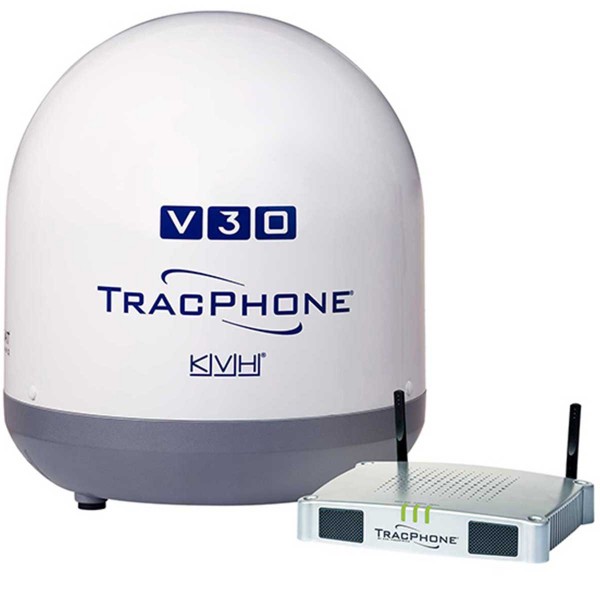 TracPhone V30 internet haut débit par satellite KVH - N°1 - comptoirnautique.com