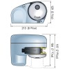 Guindeau horizontal Genius GP2 -cotes 250W - N°4 - comptoirnautique.com