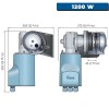 Guindeau sur cloison d'étrave Balder BL2 FF - 1200 W - côtes - N°6 - comptoirnautique.com