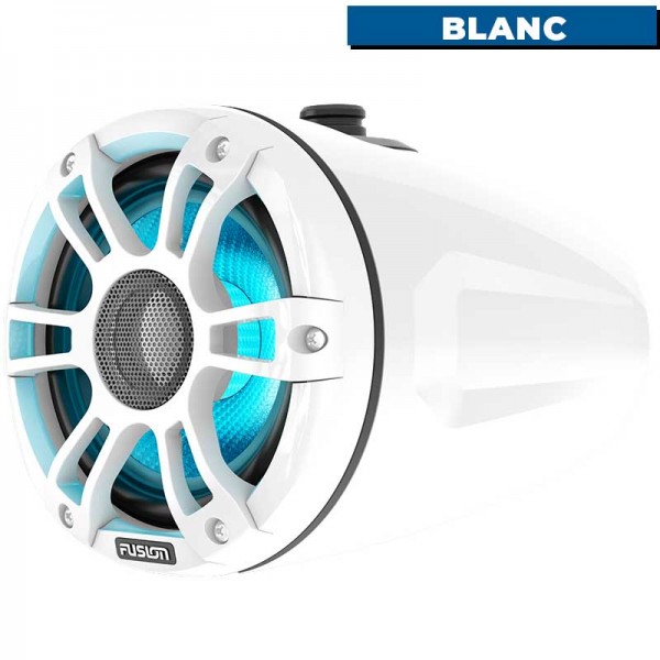 Enceintes Tower Speaker Sport 6.5" série 3i SIGNATURE Fusion blanc de profil - N°5 - comptoirnautique.com