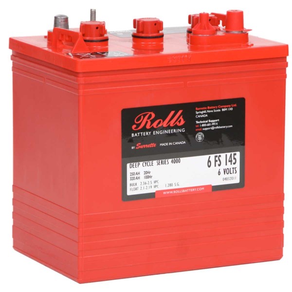 Batteria C20 da 6V 250A.h - N°1 - comptoirnautique.com
