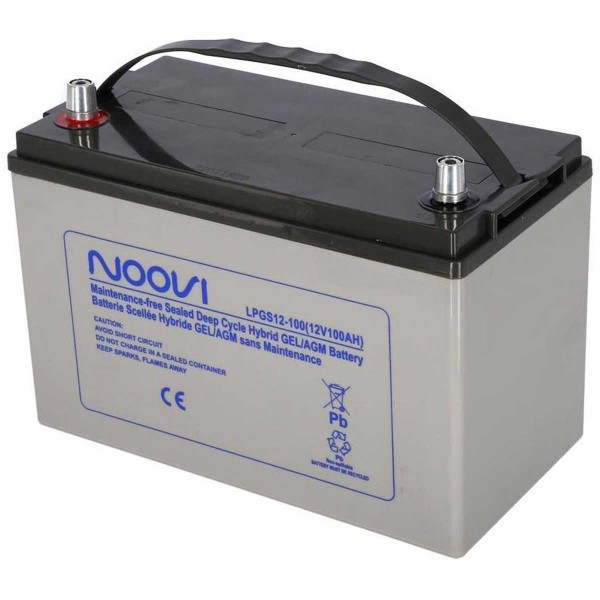 Noovi Batterie Hybrid gel/AGM 12V 80A.h BH221 - Comptoir Nautique