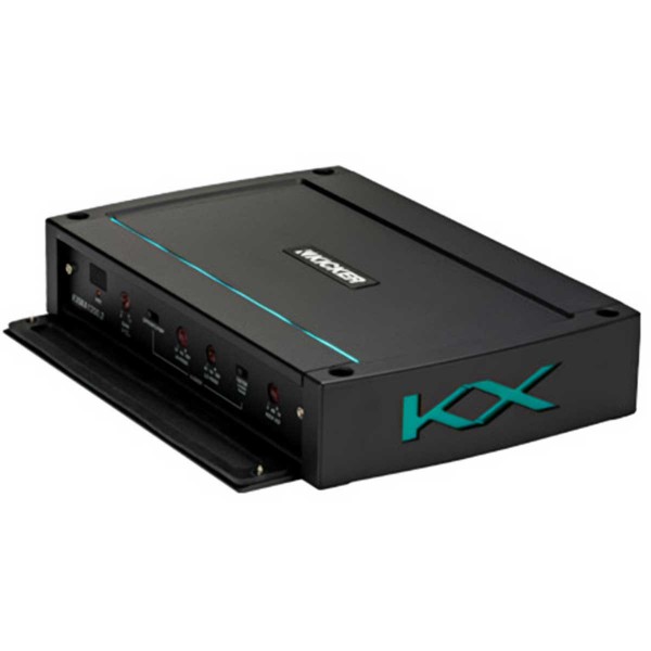 Ampli marine 1200W 2 canaux Classe D Haut de gamme KXM kicker de face - N°4 - comptoirnautique.com