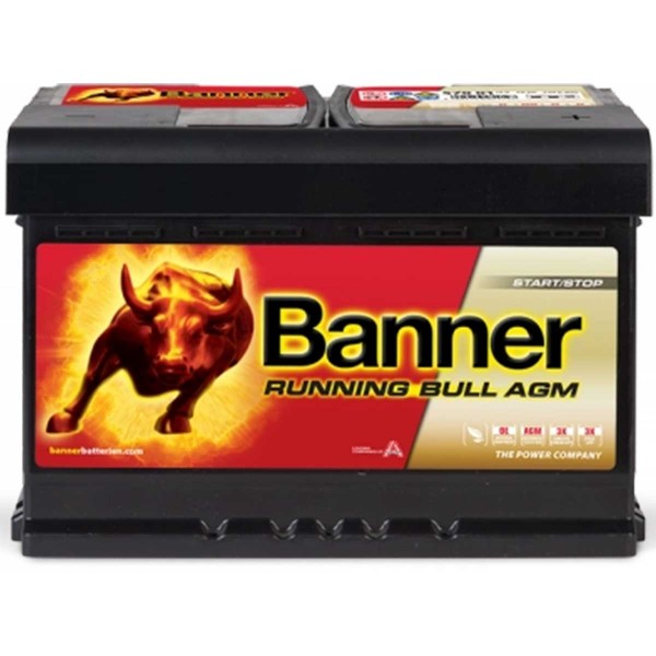 Batterie AGM 12V 70Ah Running Bull Banner face - N°2 - comptoirnautique.com