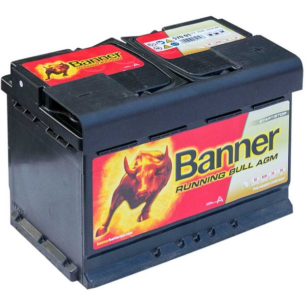 Batterie AGM 12V 70Ah Running Bull Banner profil - N°3 - comptoirnautique.com