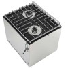 Gazinière inox 2 feux avec four de 30L Can dos - N°2 - comptoirnautique.com