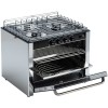 Gazinière inox 3 feux avec four de 30L Can four ouvert - N°1 - comptoirnautique.com