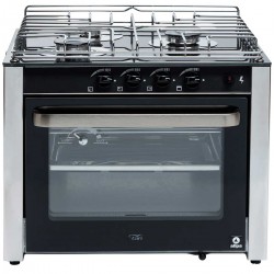 Gazinière inox 3 feux avec four de 30L Can de face