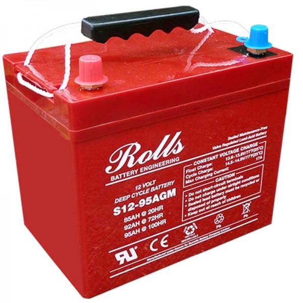 Rolls Batterie AGM 12V 95A.h C100 BX085 - Comptoir Nautique