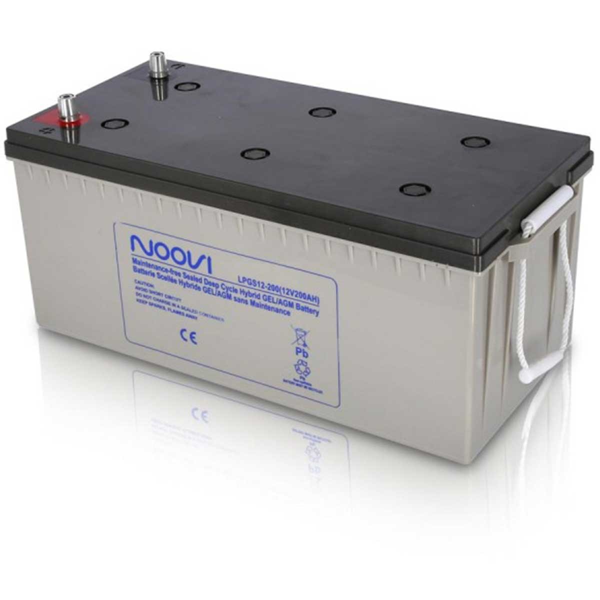Noovi Batterie Hybrid GEL/AGM 12V 200A.h BH224 - Comptoir Nautique