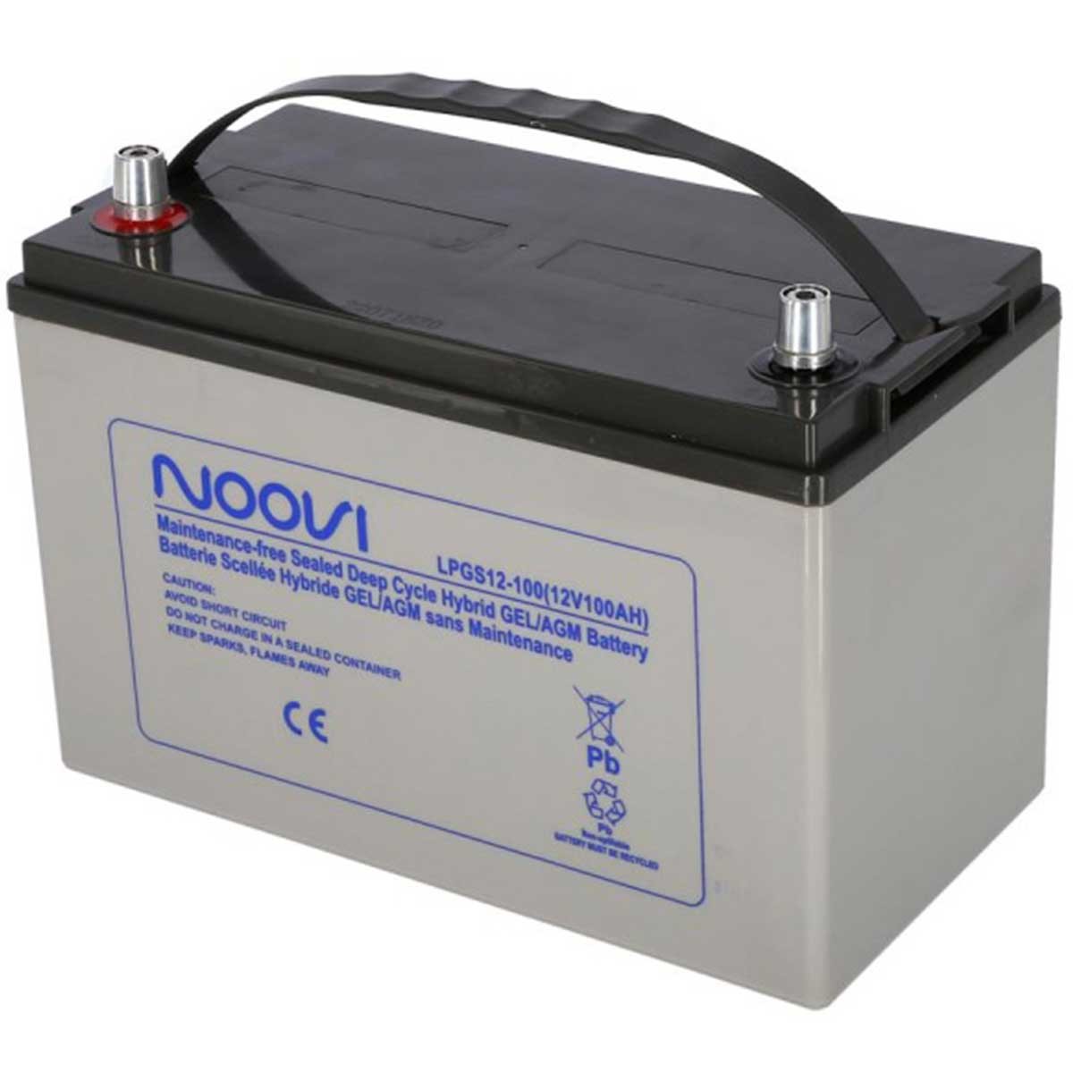 Noovi Batterie Hybrid GEL/AGM 12V 100A.h BH222 - Comptoir Nautique