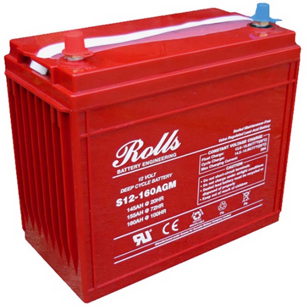 Batterie AGM 12V 145A.h C20 Rolls - N°1 - comptoirnautique.com