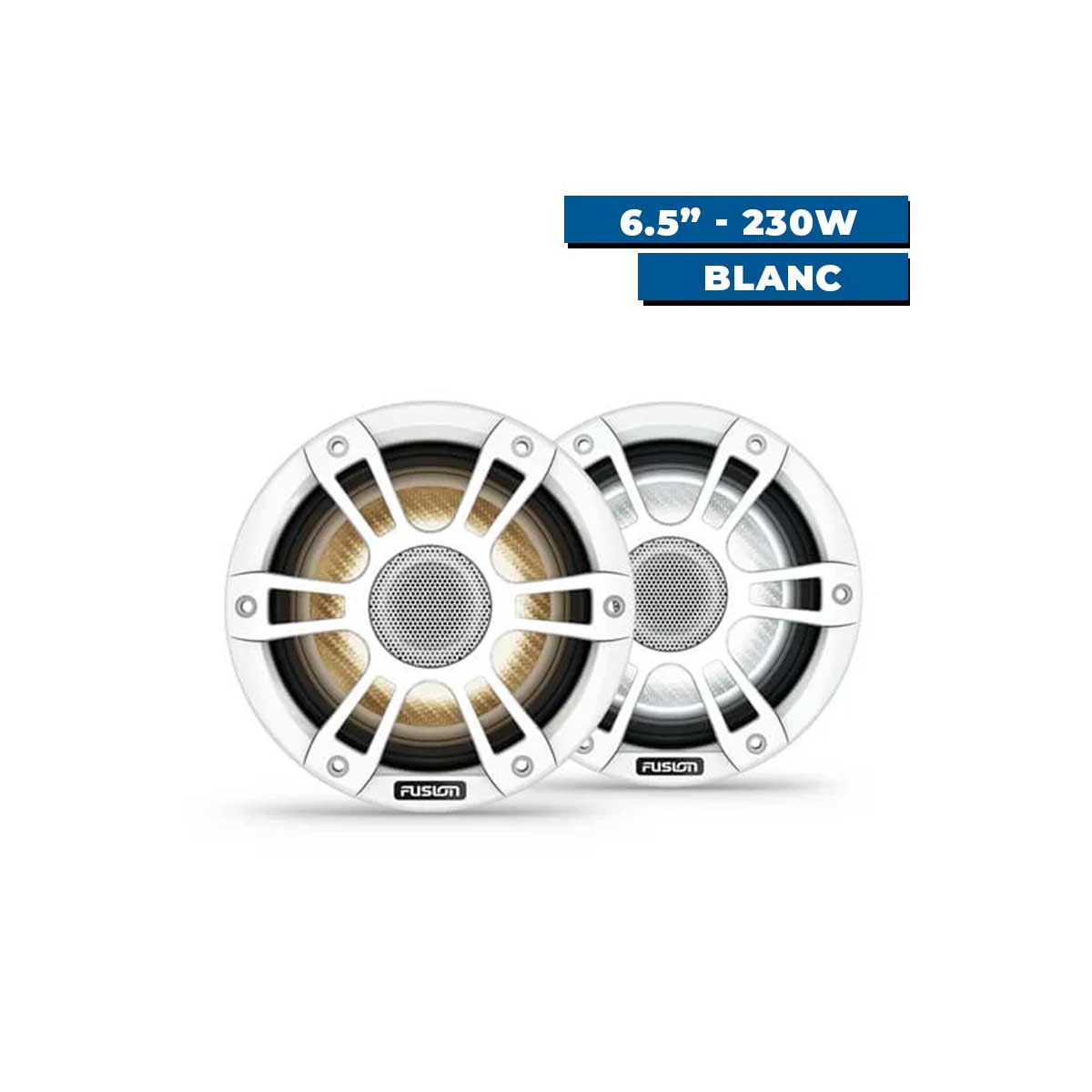 Haut-parleurs Fusion Signature Serie 3i Sport LED 6.5 blanc