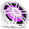 Caisson de basse Fusion Signature Serie 3i Sport blanc allumé en rose - N°7 - comptoirnautique.com