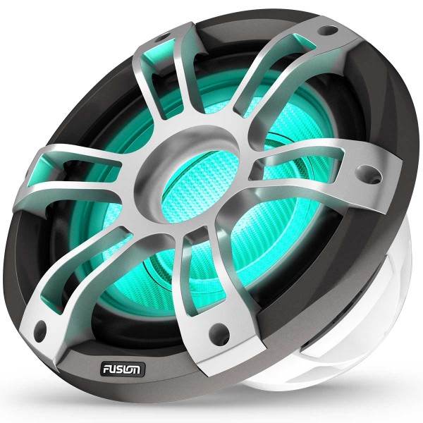 Caisson de basse Fusion Signature Serie 3i Sport gris allumé en vert - N°12 - comptoirnautique.com