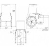 Propulseur externe poupe SX50/140 50kg 12V Sleipner dimensions - N°3 - comptoirnautique.com