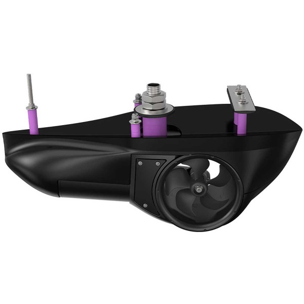 Hydropod pour propulseur externe SX35 et SX50 Sleipner monté sur propulseur de profil de côté - N°4 - comptoirnautique.com