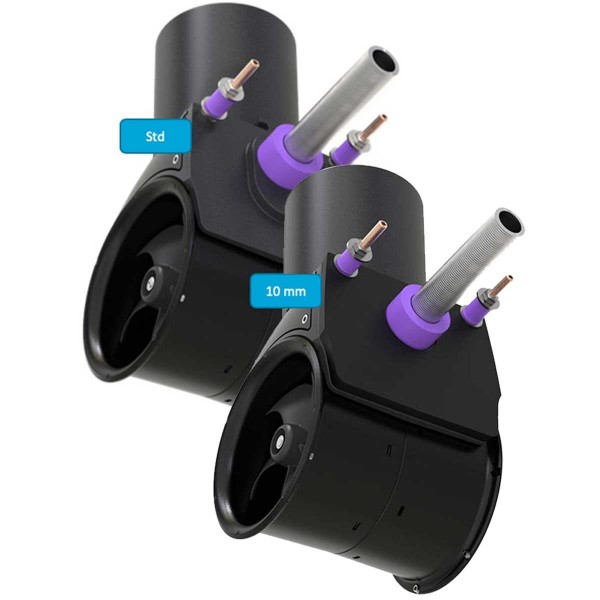 Cale épaisseur 10 mm pour propulseur d'étrave externe gamme SX Sleipner différence entre standard et avec la cale 10mm - N°3 - comptoirnautique.com
