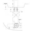 Propulseur d'étrave électrique SE60/185S2 Sleipner schéma des dimensions - N°3 - comptoirnautique.com 