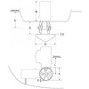 Propulseur d'étrave électrique SEP170 PRO Sleipner schéma des dimensions - N°2 - comptoirnautique.com 