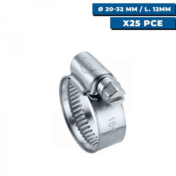 Confezione da 25 morsetti in acciaio inox - N°3 - comptoirnautique.com