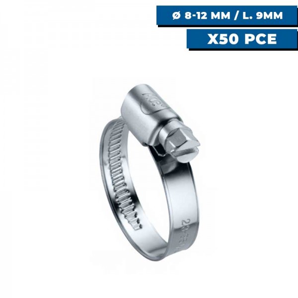Confezione da 50 morsetti in acciaio inox - N°3 - comptoirnautique.com