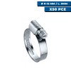 Confezione da 50 morsetti in acciaio inox - N°3 - comptoirnautique.com