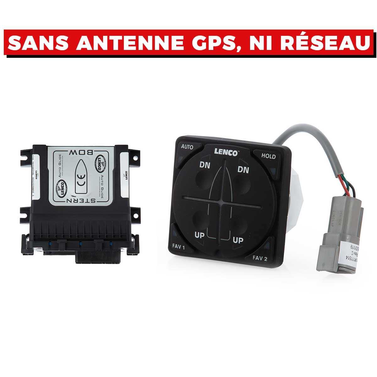 Kit Commutateur Auto Glide gestion automatisé des flaps Lenco sans antenne GPS ni réseau
