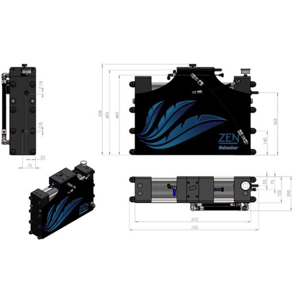 Dessalinisateur Schenker Zen 150 L/H schéma des dimensions - N°11 - comptoirnautique.com