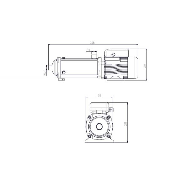 Dessalinisateur Schenker Modular 230 L/H pompe de gavage schéma des dimensions - N°13 - comptoirnautique.com