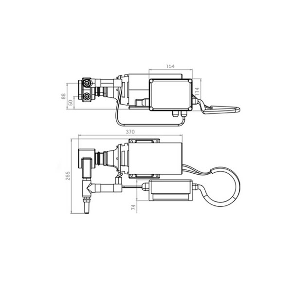 Dessalinisateur Schenker Smart 80 L/H pompe de gavage schéma des dimensions - N°18 - comptoirnautique.com 