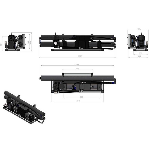 Dessalinisateur Schenker Smart 80 L/H schéma des dimensions - N°15 - comptoirnautique.com