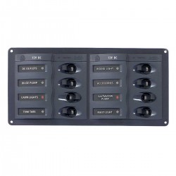 Tableau électrique 8 disjoncteurs unipolaires horizontal BEP
