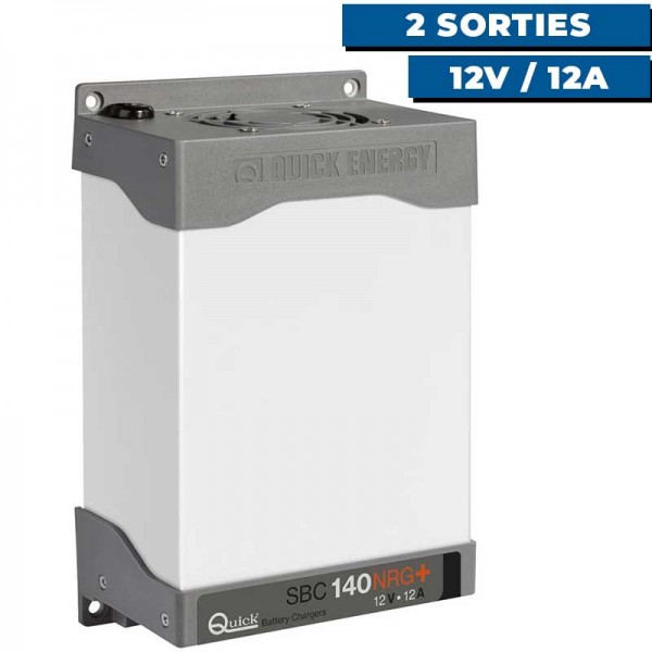 Chargeur de batterie NRG+ 12V Quick 2 sorties / 12A - N°2 - comptoirnautique.com