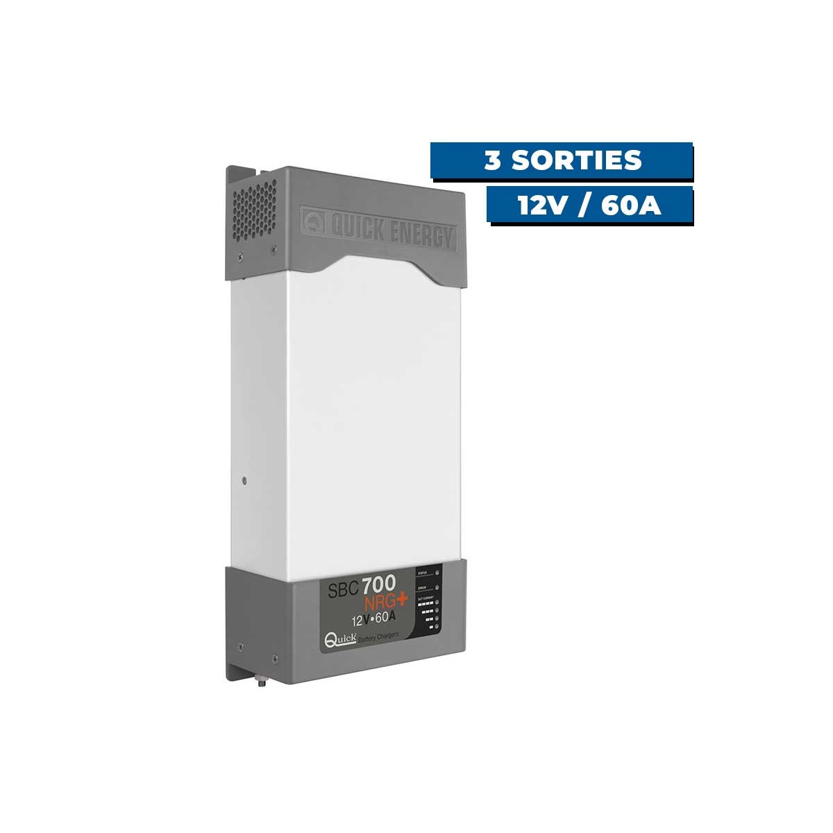 Chargeur de batterie NRG+ 12V Quick 3 sorties / 60A