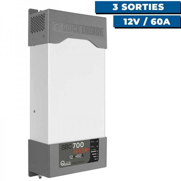 Chargeur de batterie NRG+ 12V Quick 3 sorties / 60A - N°6 - comptoirnautique.com