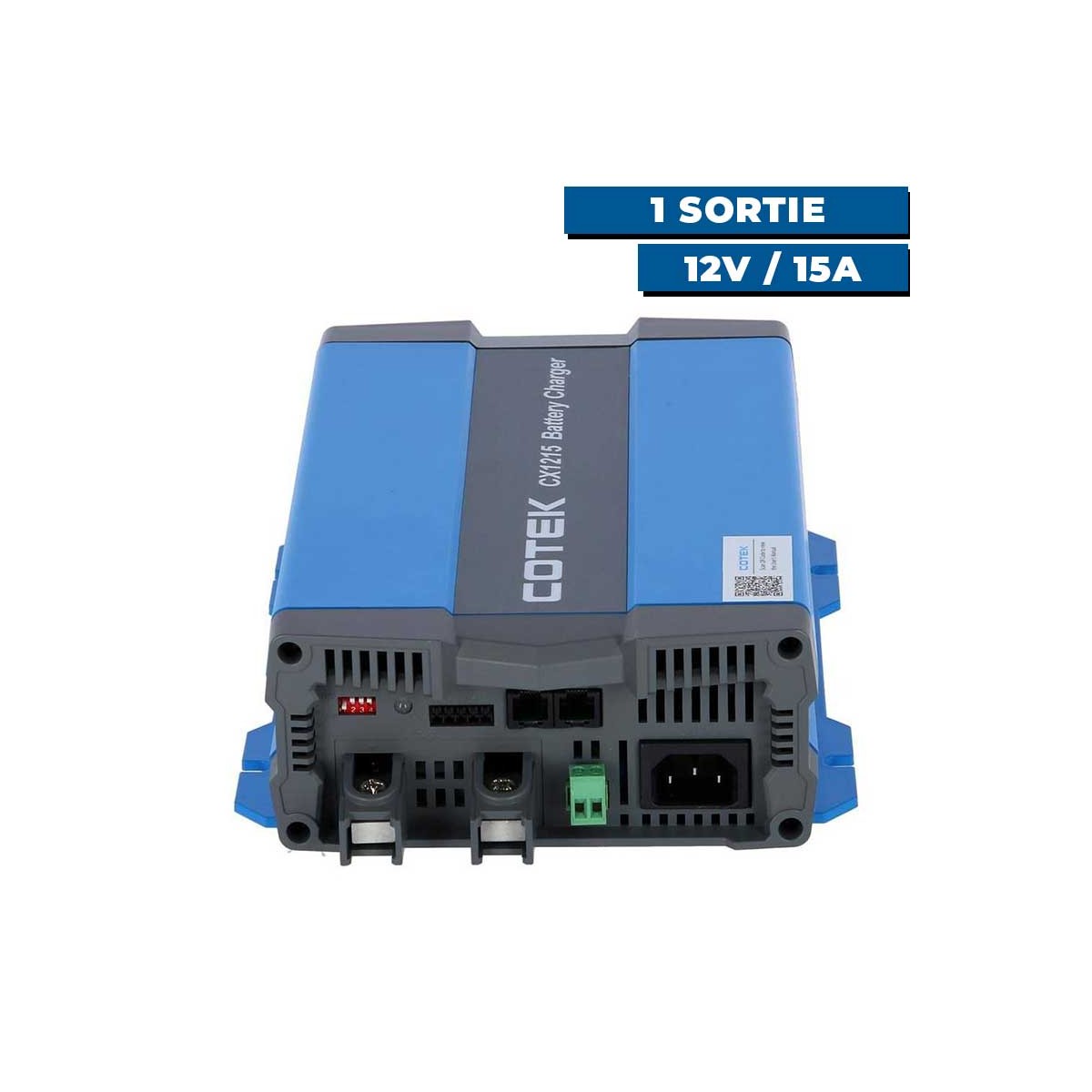 Chargeur de batterie 12V Cotek 1 sortie / 15A