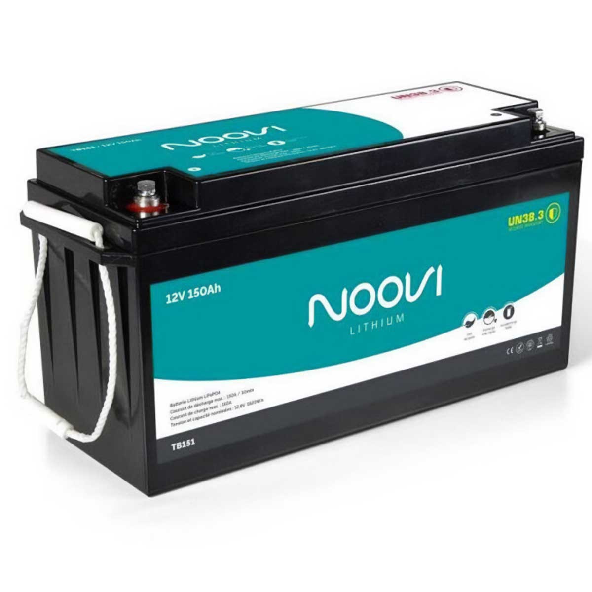 Batterie de service Lithium 12V 150 A.h Noovi