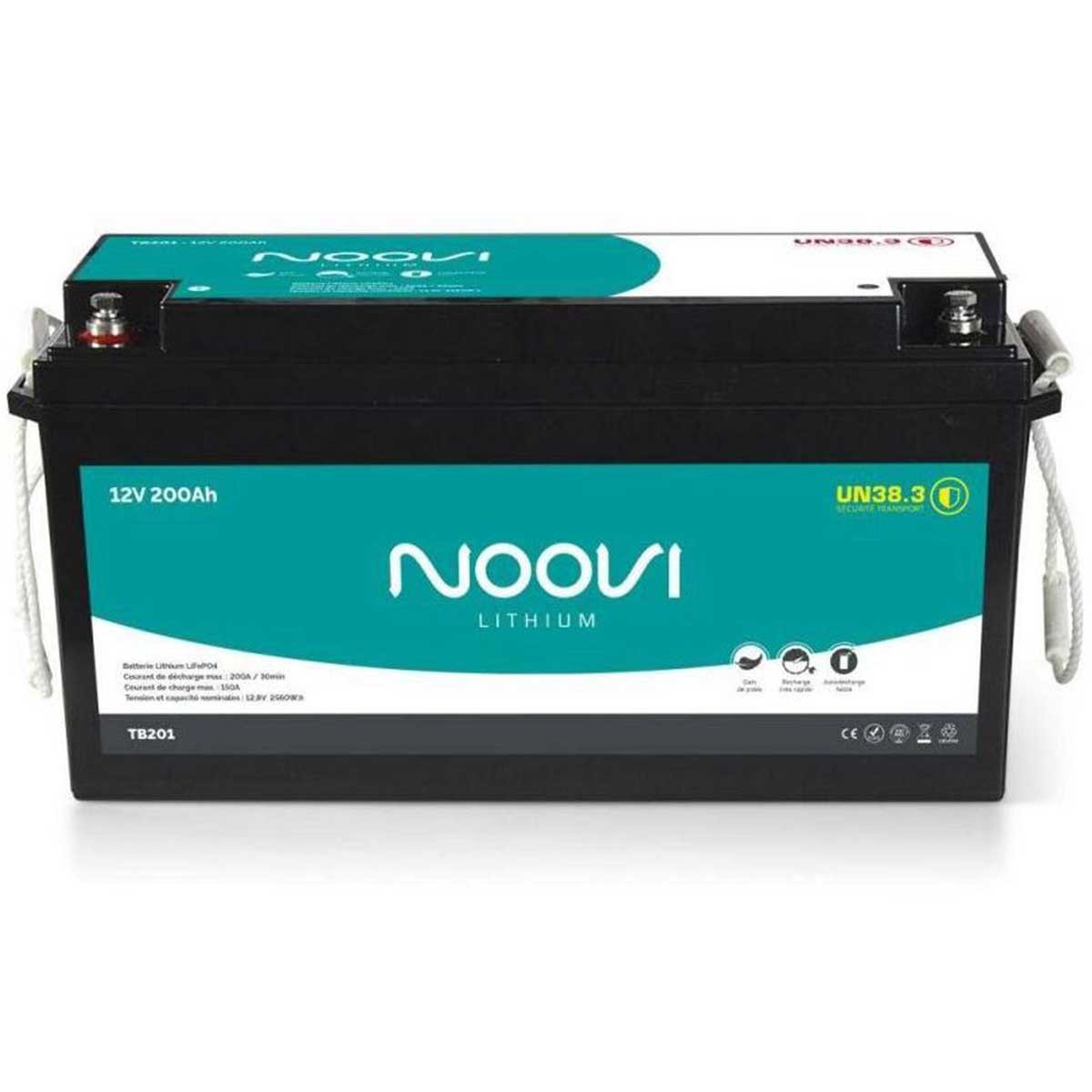 Noovi Batterie de service Lithium 12V 200 A.h TB201 - Comptoir Nautique
