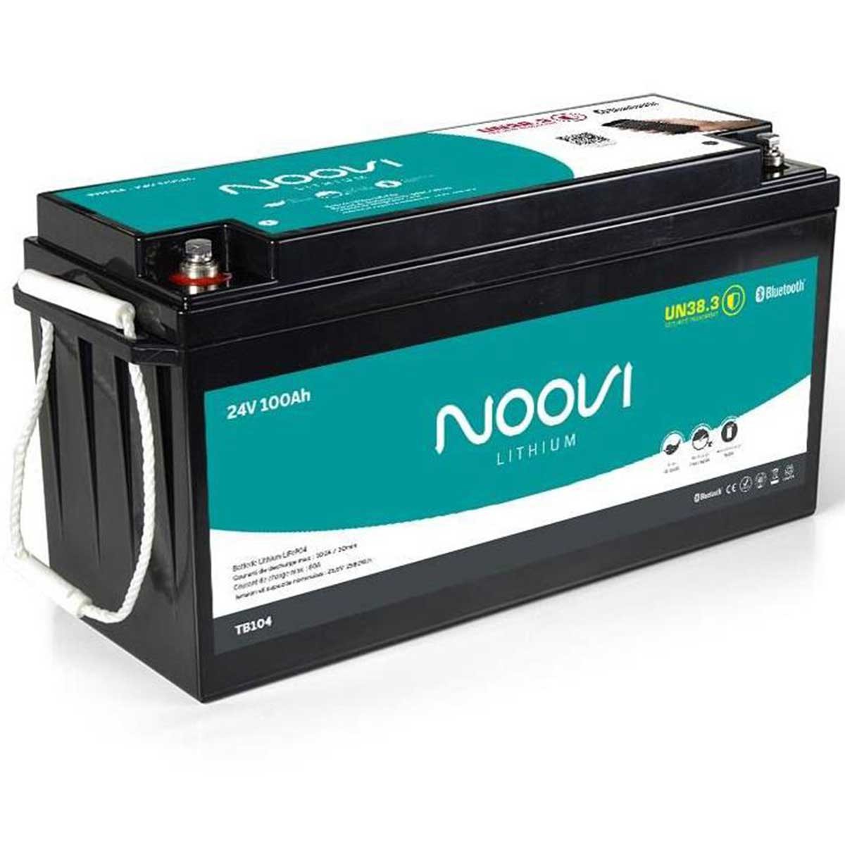 Noovi Batterie de service Lithium 100 A.h TB101 - Comptoir Nautique