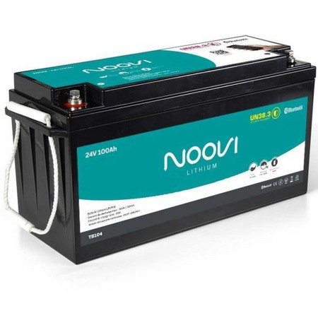 Batterie de service Noovi Lithium 24V 100 A.h - Bluetooth