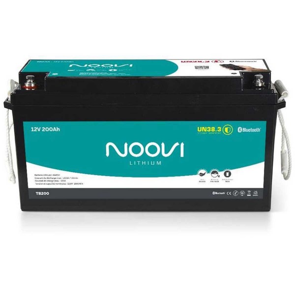 Batterie de service Noovi Lithium 12V 200 A - Bluetooth face - N°2 - comptoirnautique.com
