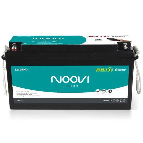 Batterie de service Noovi Lithium 12V 150 A.h - Bluetooth face - N°2 - comptoirnautique.com