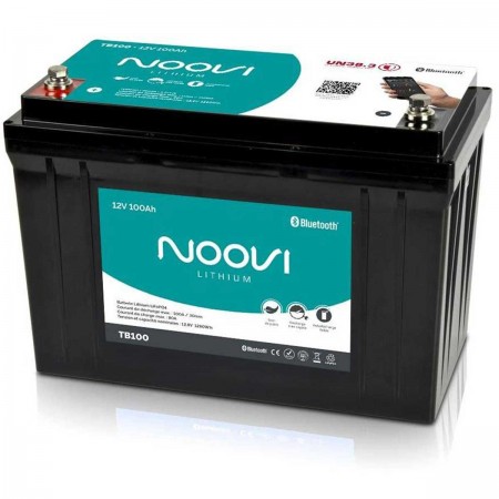 Batterie de service Noovi Lithium 12V 100 A.h - Bluetooth