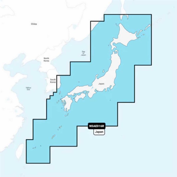 Carte Garmin Navionics+ - Zone ASIE ET PACIFIQUE japon - N°2 - comptoirnautique.com